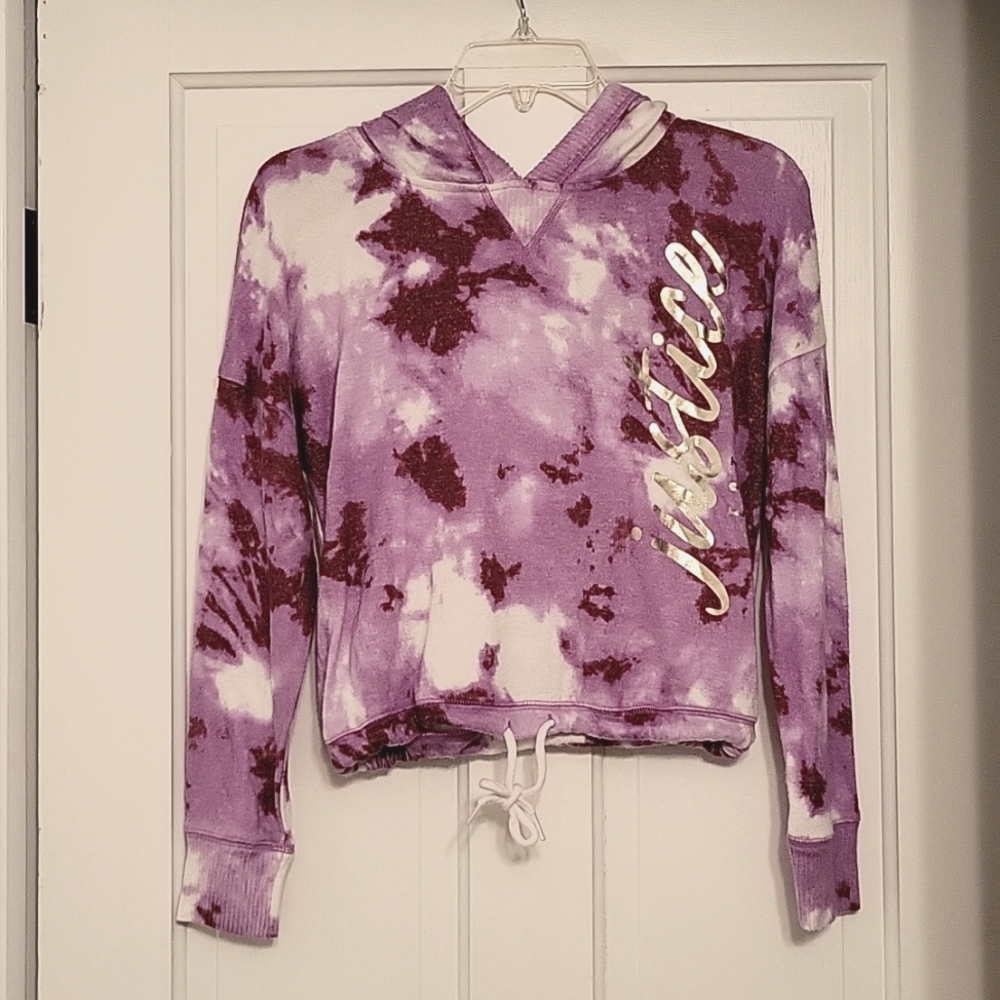Justice super soft hoodie L